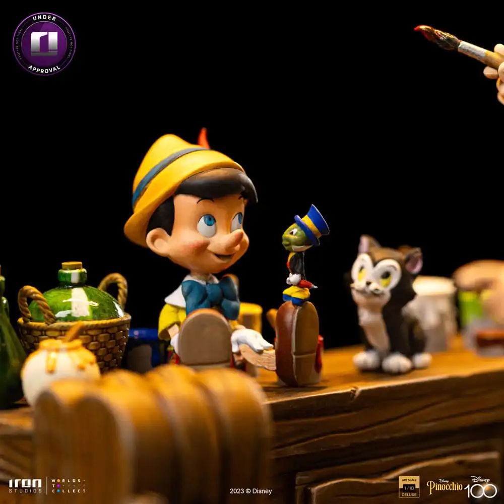 Disney Deluxe Art Scale 1/10 Pinocchio szobor figura 42 cm termékfotó
