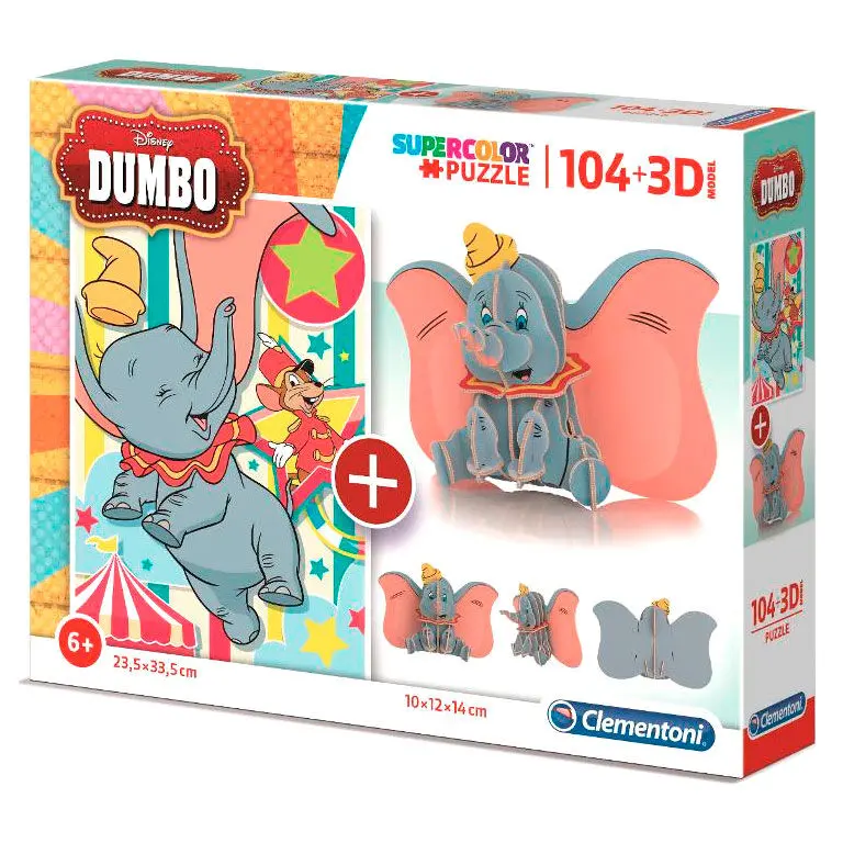 Disney Dumbo 104 + 3D puzzle 104db-os termékfotó