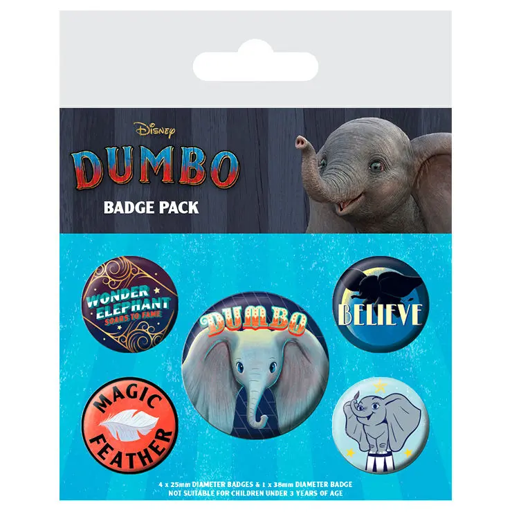 Disney Dumbo 5db-os kitűző csomag termékfotó