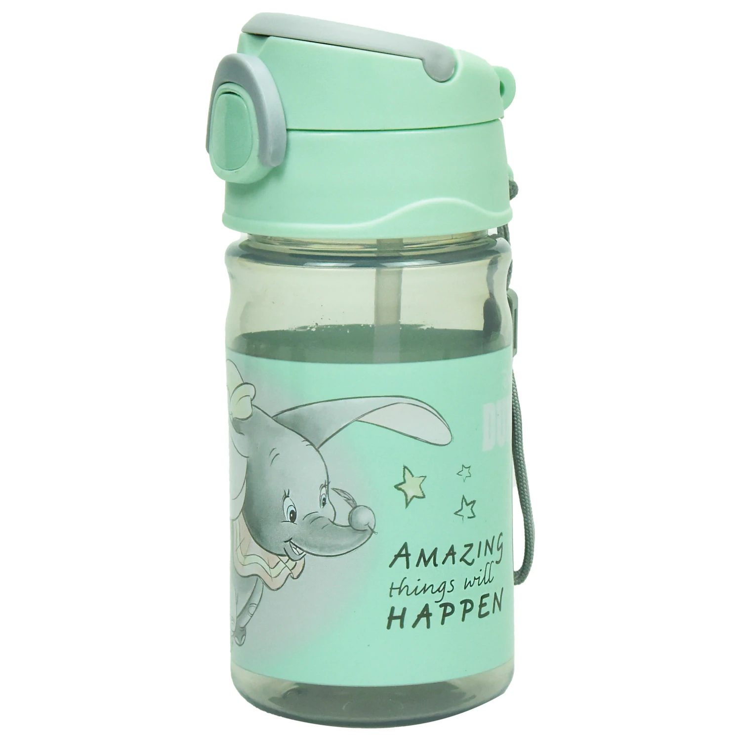 Disney Dumbó Amazing műanyag szívószálas kulacs akasztóval 350 ml termékfotó