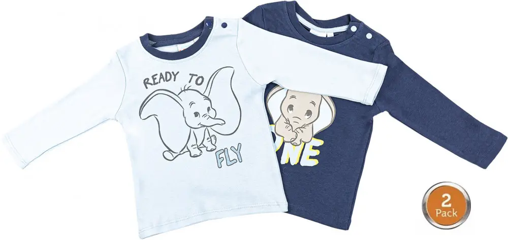 Disney Dumbo baba póló, felső 2 db-os 86/92 cm termékfotó