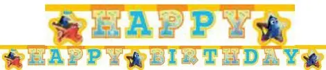 Disney Finding Dory Happy Birthday felirat 200 cm termékfotó