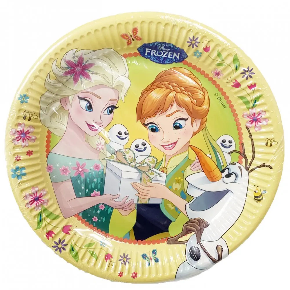Disney Frozen Fever, Jégvarázs Papírtányér 8 db-os 23 cm termékfotó