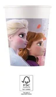Disney Frozen II, Jégvarázs papír pohár 8 db-os 200 ml FSC termékfotó