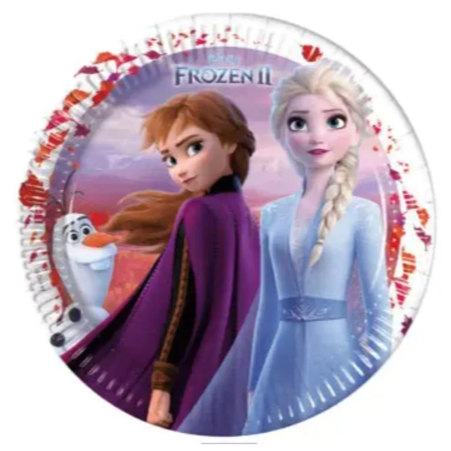 Disney Frozen II, Jégvarázs papírtányér 8 db-os 23 cm FSC termékfotó