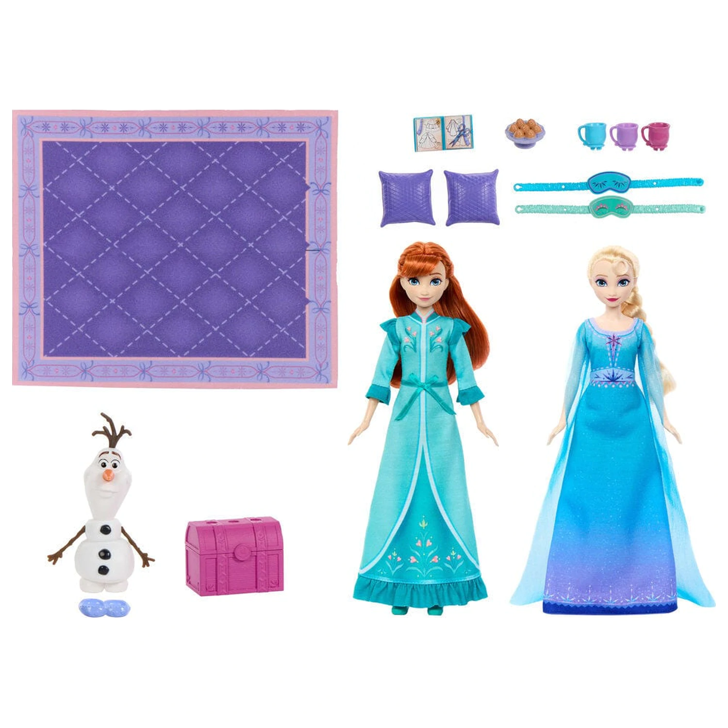 Disney Frozen Pyjama Party Elsa and Anna játékcsomag termékfotó