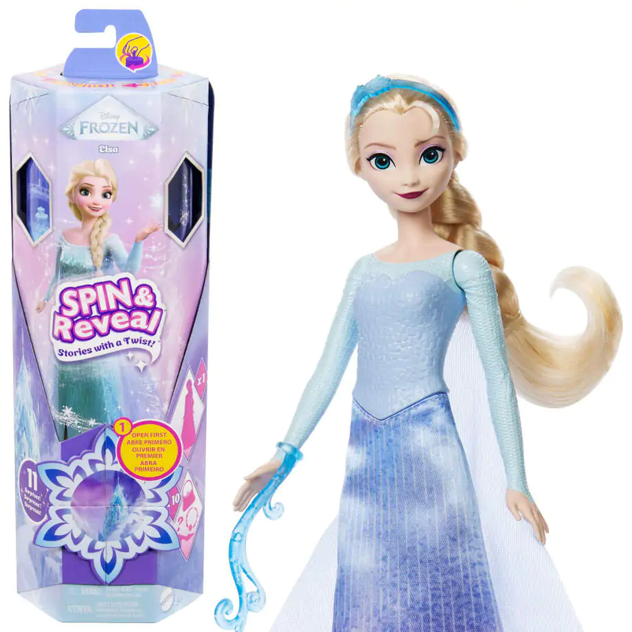 Disney Frozen Spin And Reveal Elsa játék baba termékfotó