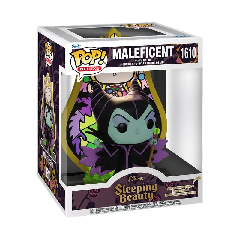 Disney Funko POP! Deluxe Vinyl figura Maleficent (Glass) 9 cm termékfotó