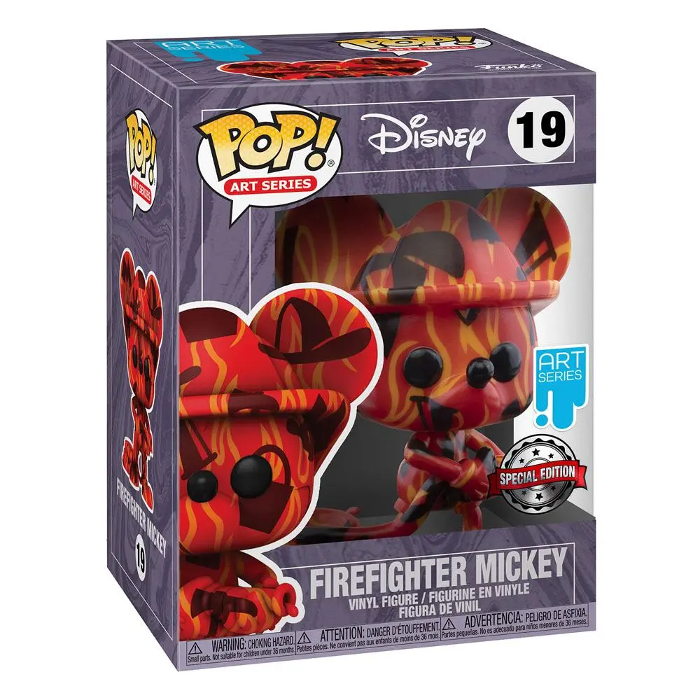 Disney Funko POP! Disney Artist Series Vinyl figura Firefighter Mickey 9 cm termékfotó