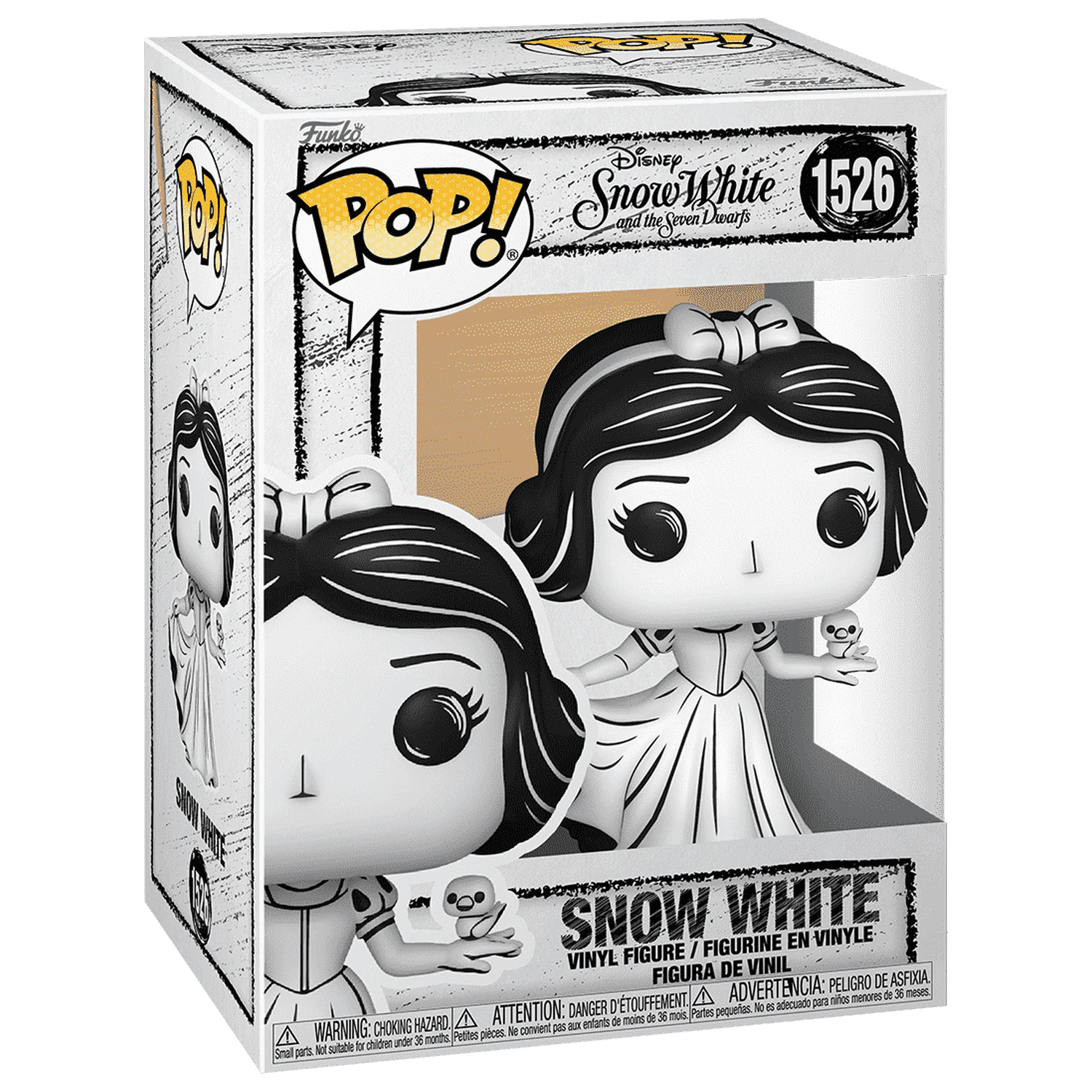 Disney Funko POP! Vinyl figura Sketched- Snow White 9 cm termékfotó