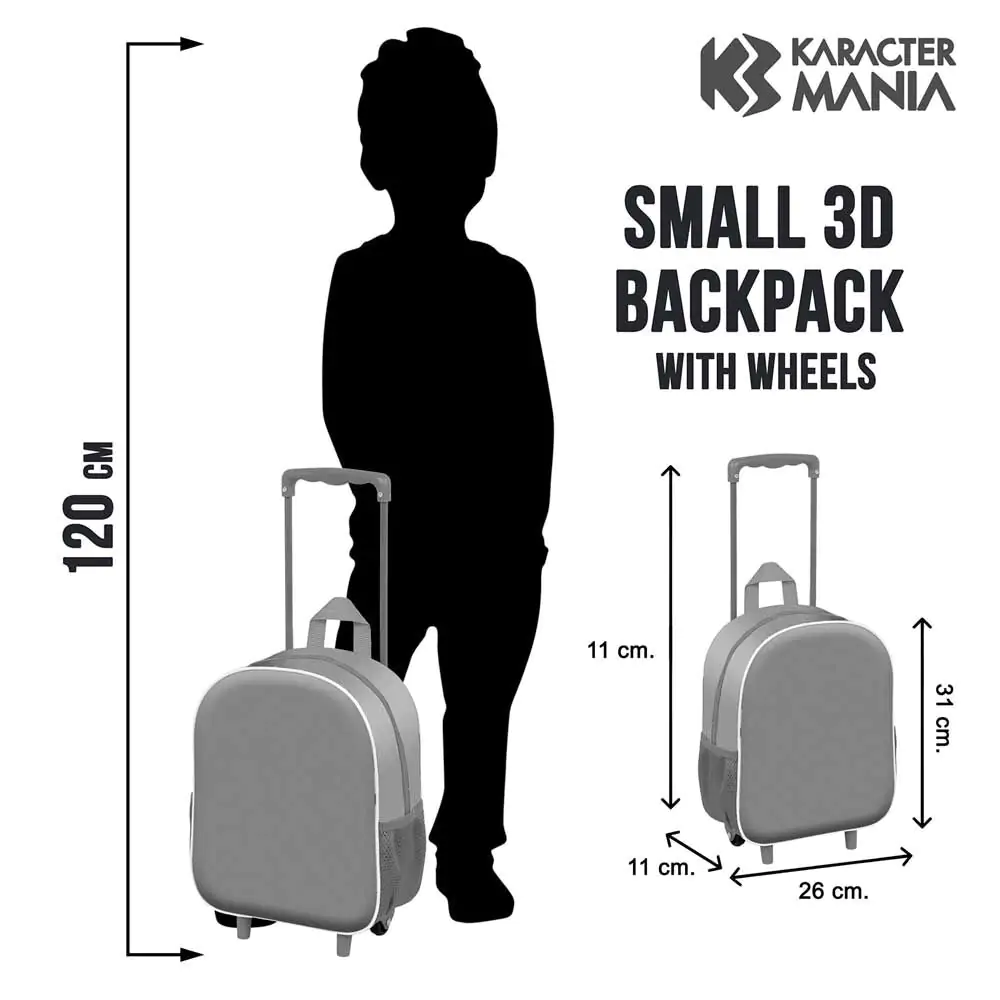Disney Hercegnők Adorable 3D gurulós táska 31cm termékfotó