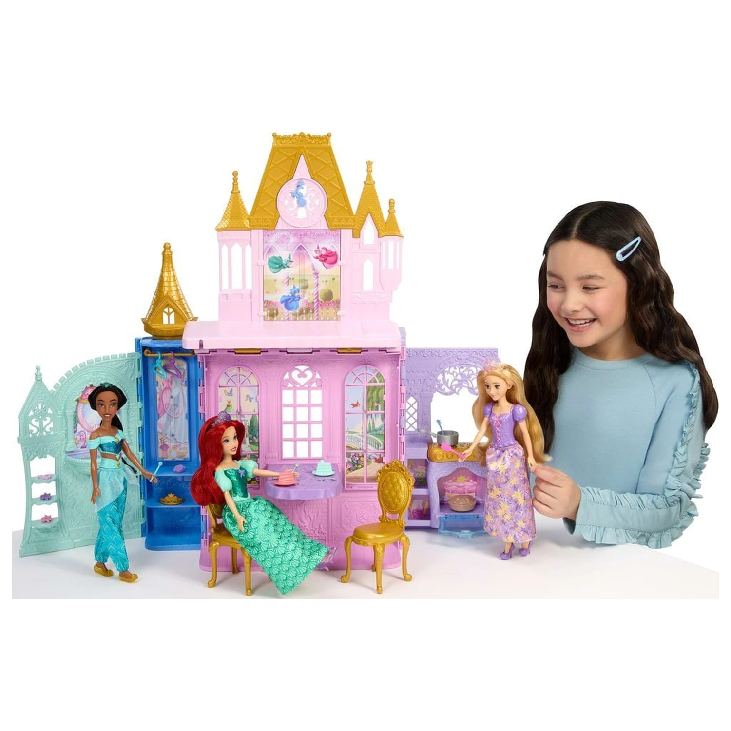 Disney Hercegnők Aranyhaj játék baba és kastély játékkészlet termékfotó
