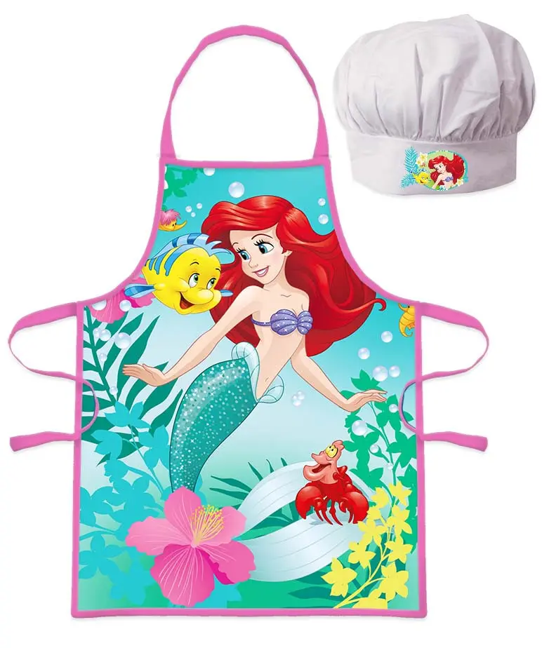 Disney Hercegnők, Ariel gyerek kötény 2 darabos szett termékfotó