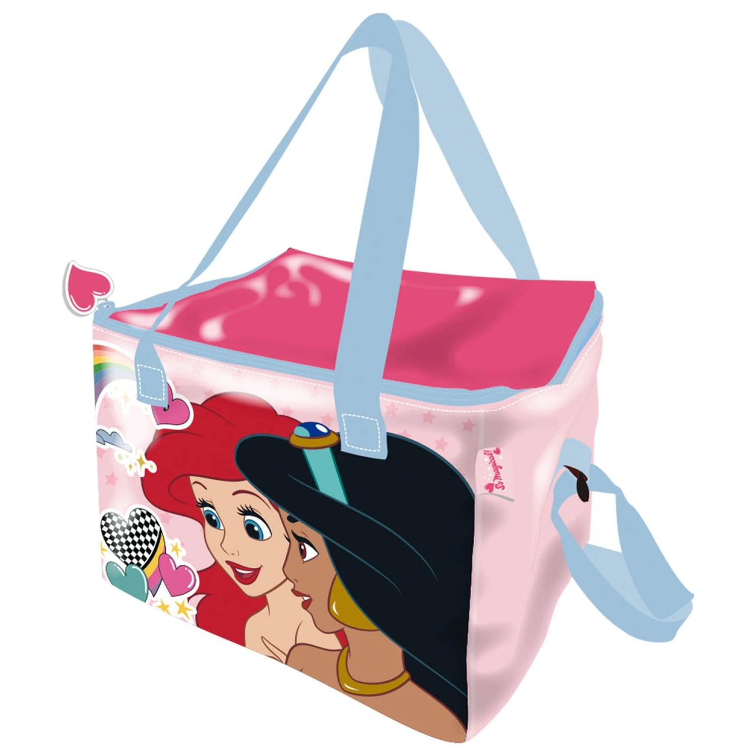 Disney Hercegnők Ariel & Jasmine thermo uzsonnás táska, hűtőtáska termékfotó