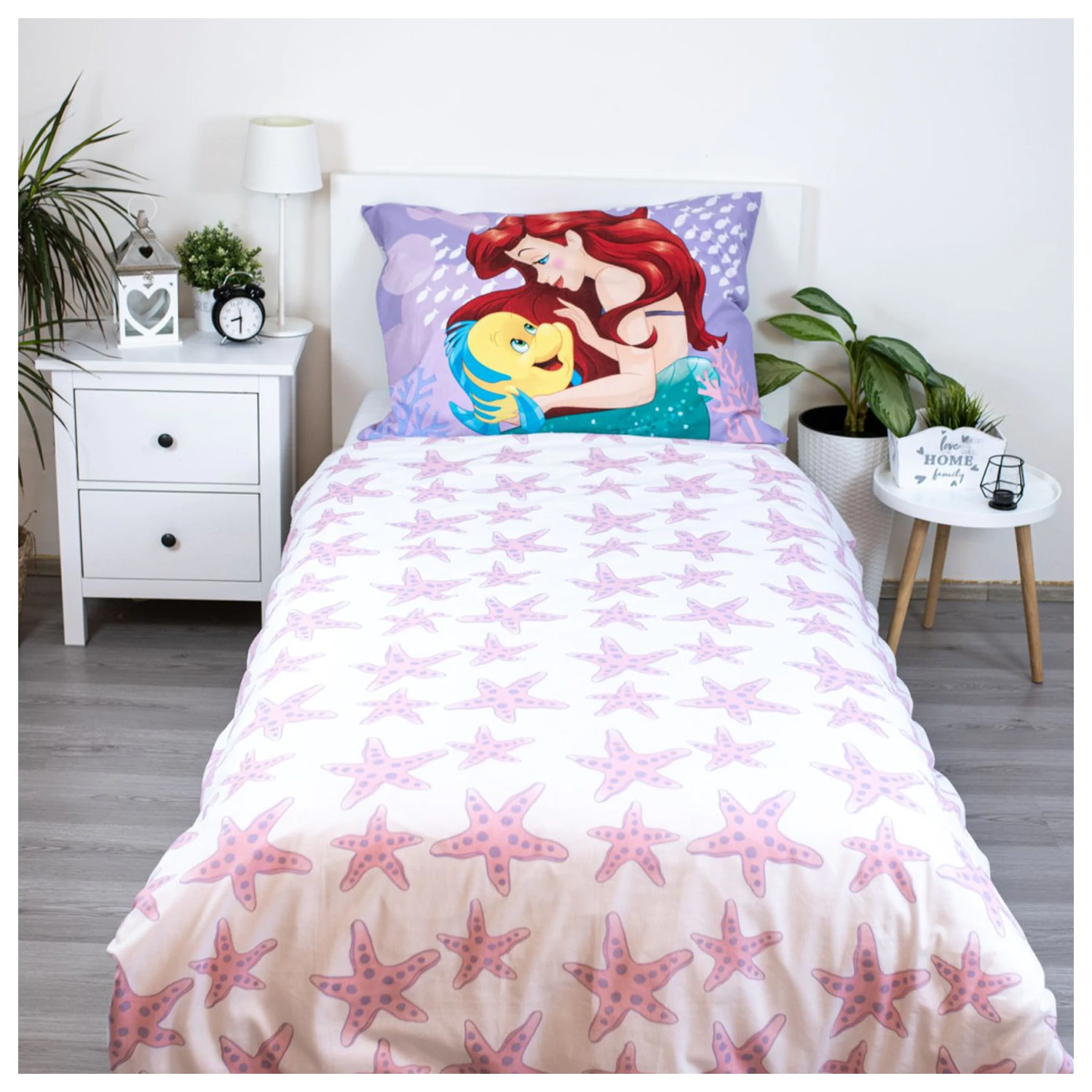Disney Hercegnők Ariel Pink ágyneműhuzat  termékfotó