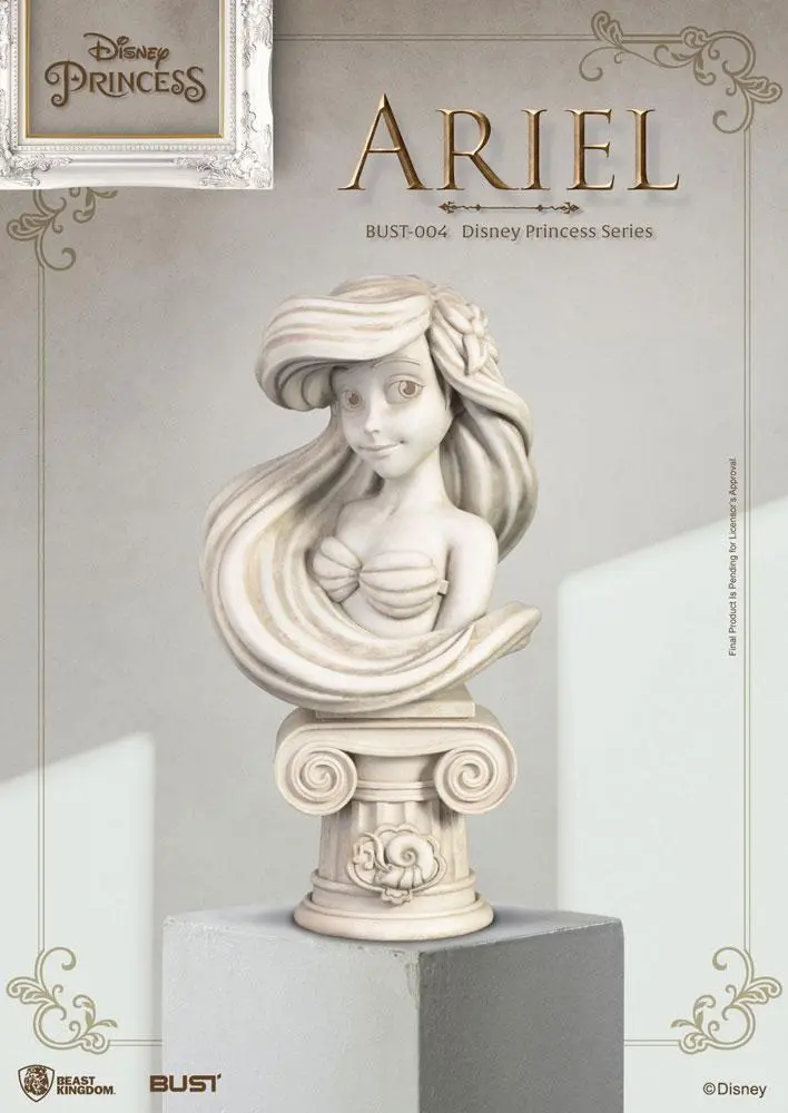 Disney Hercegnők Ariel PVC mellszobor figura 15 cm termékfotó