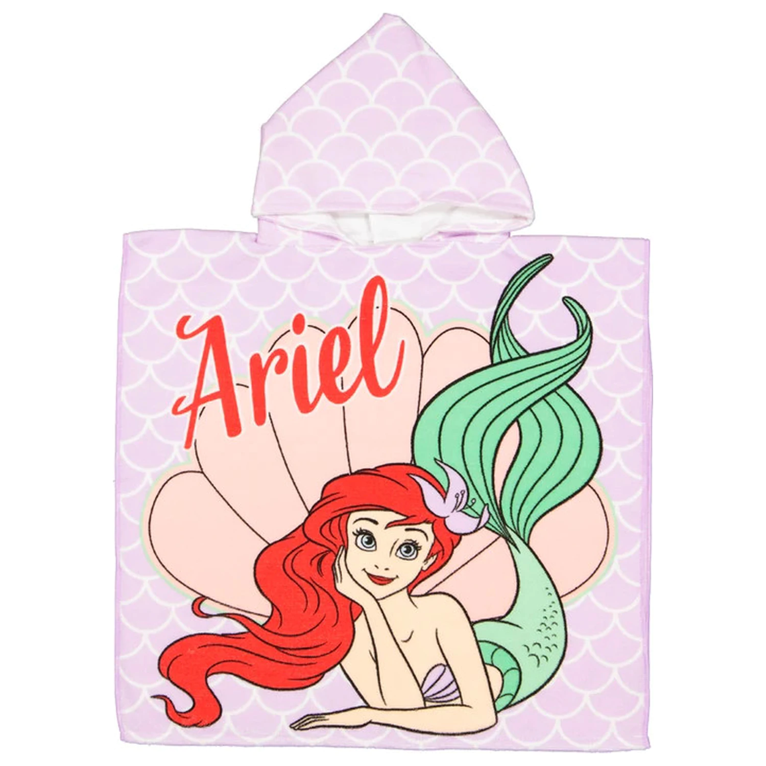Disney Hercegnők Ariel strand törölköző poncsó termékfotó