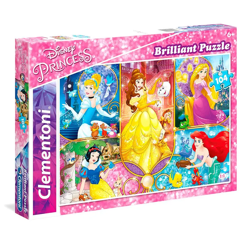 Disney Princess Brilliant puzzle 104pcs termékfotó