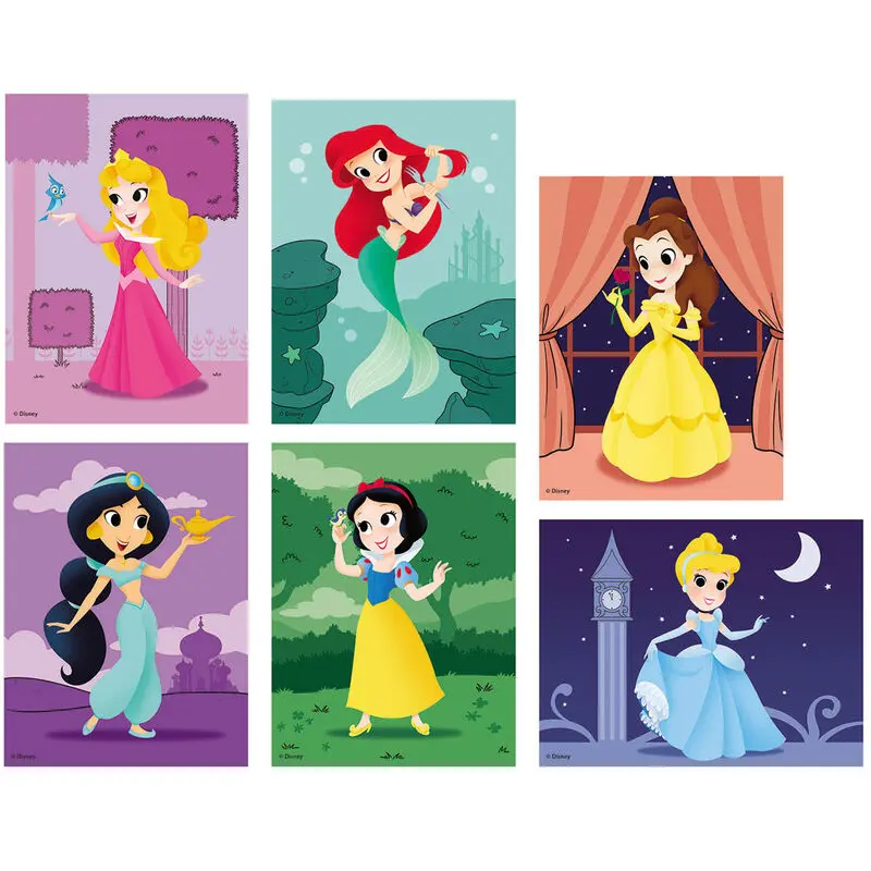 Disney Hercegnők cube puzzle 12db-os termékfotó