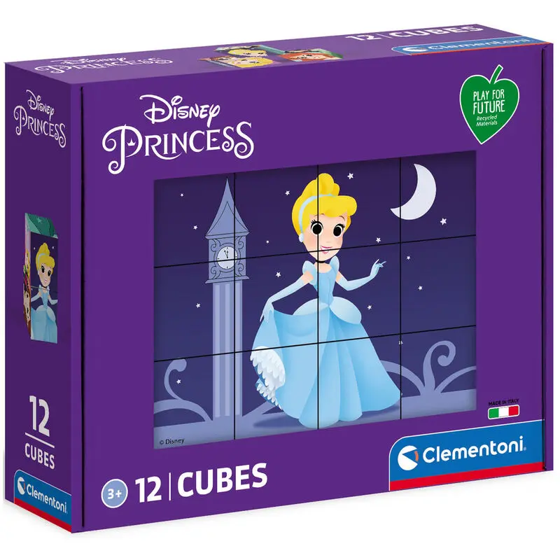 Disney Hercegnők cube puzzle 12db-os termékfotó