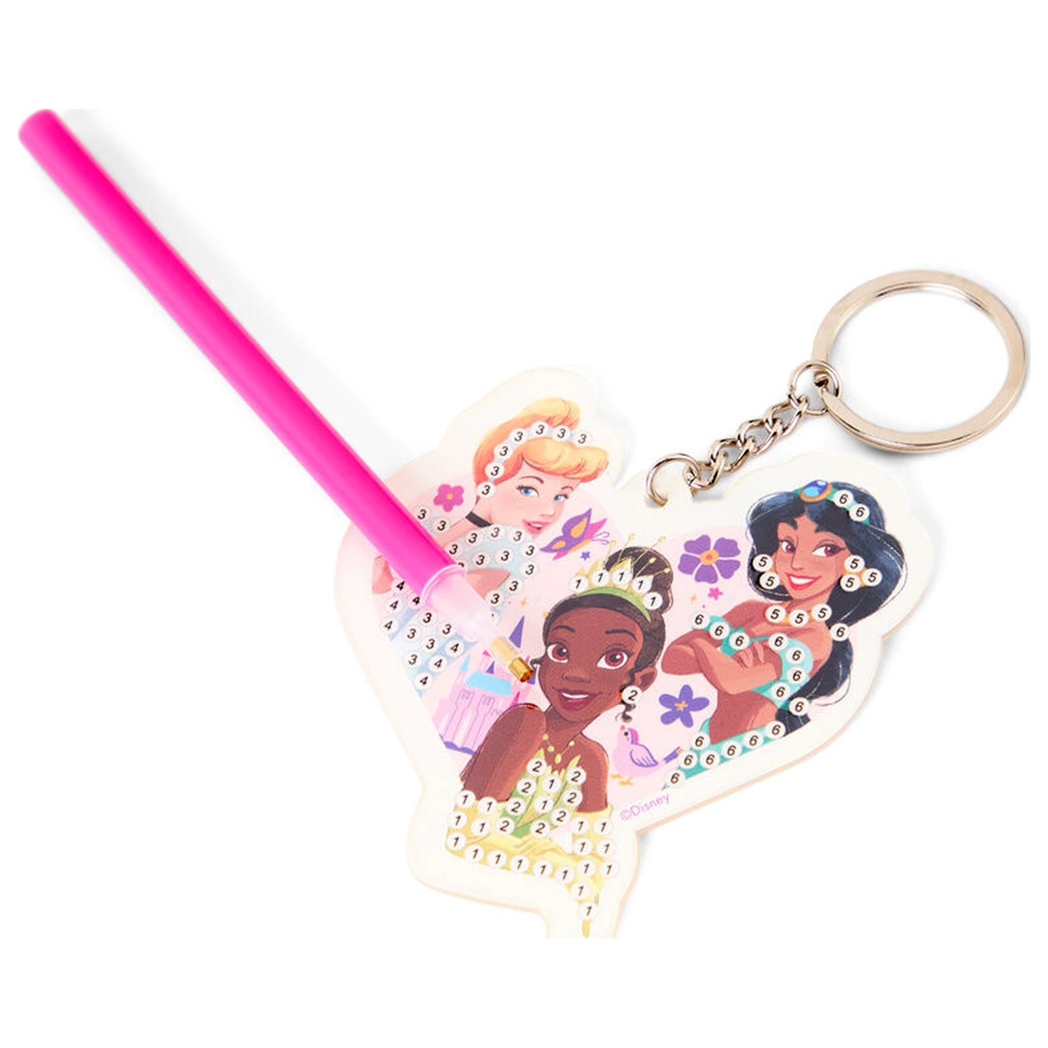 Disney Princess gyémánt kulcstartó készítő készlet termékfotó
