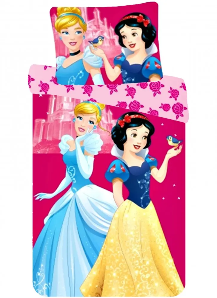 Disney Hercegnők gyerek ágyneműhuzat 90×140cm, 40×55 cm termékfotó