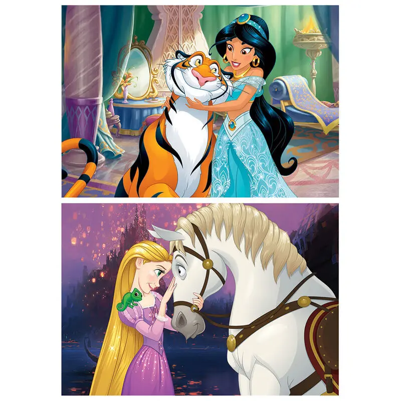 Disney Hercegnők Jasmine + Aranyhaj fa puzzle 2x16db-os termékfotó
