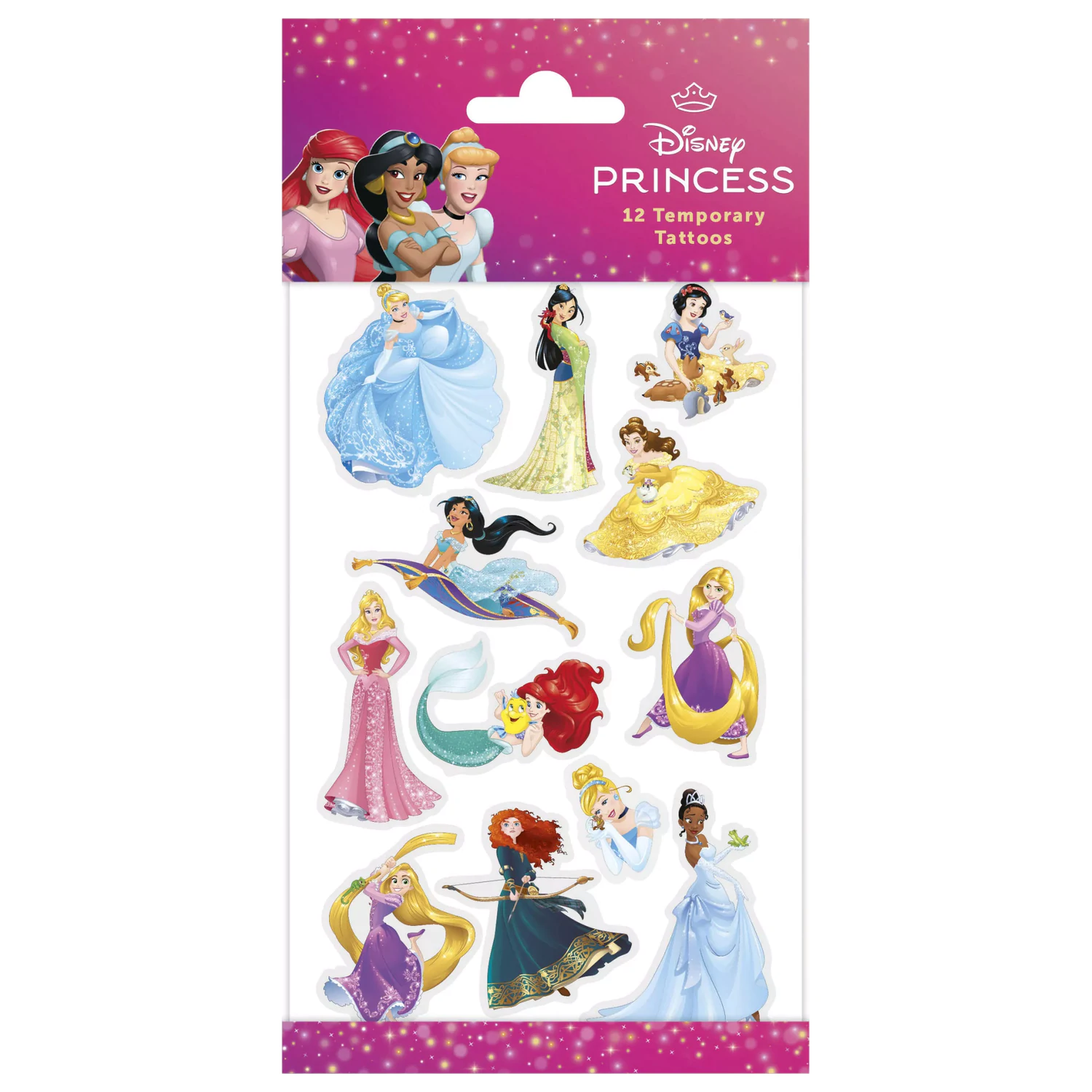 Disney Hercegnők Magic tetkó 12 db-os termékfotó