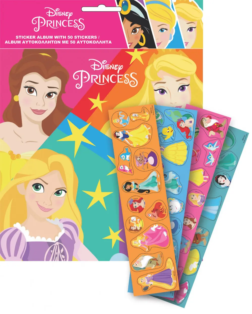 Disney Hercegnők matricás album 50 db matricával termékfotó