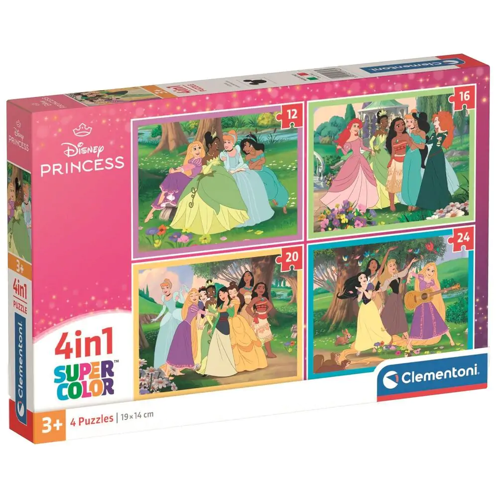 Disney Hercegnők puzzle 12+16+20+24db-os termékfotó