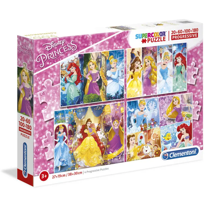 Disney Hercegnők puzzle 20+60+100+180db-os termékfotó