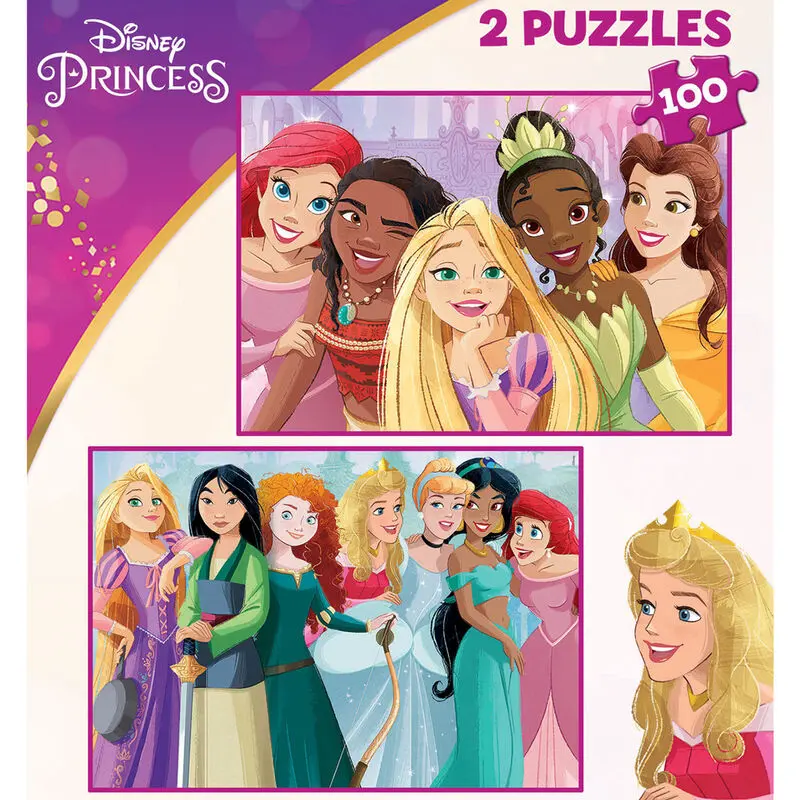 Disney Hercegnők puzzle 2x100cm termékfotó