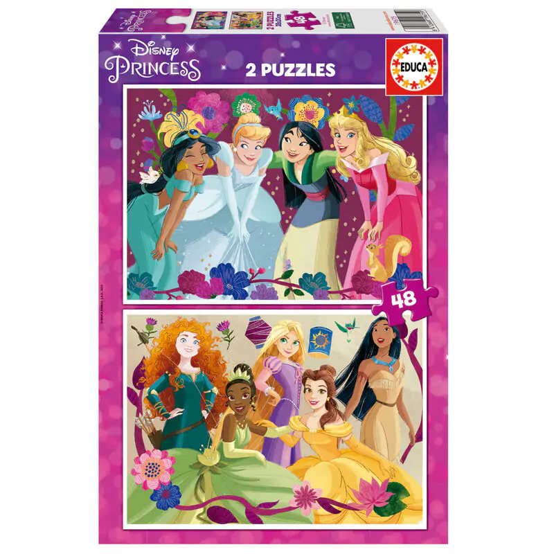 Disney Hercegnők puzzle 2x48db-os termékfotó