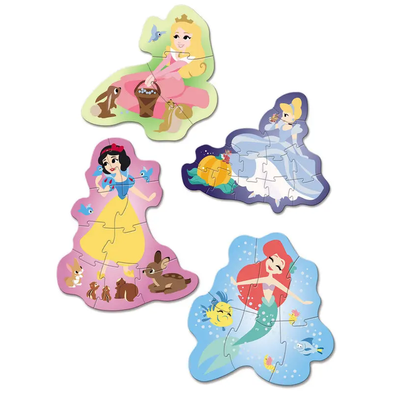 Disney Hercegnők puzzle 3+6+9+12db-os termékfotó