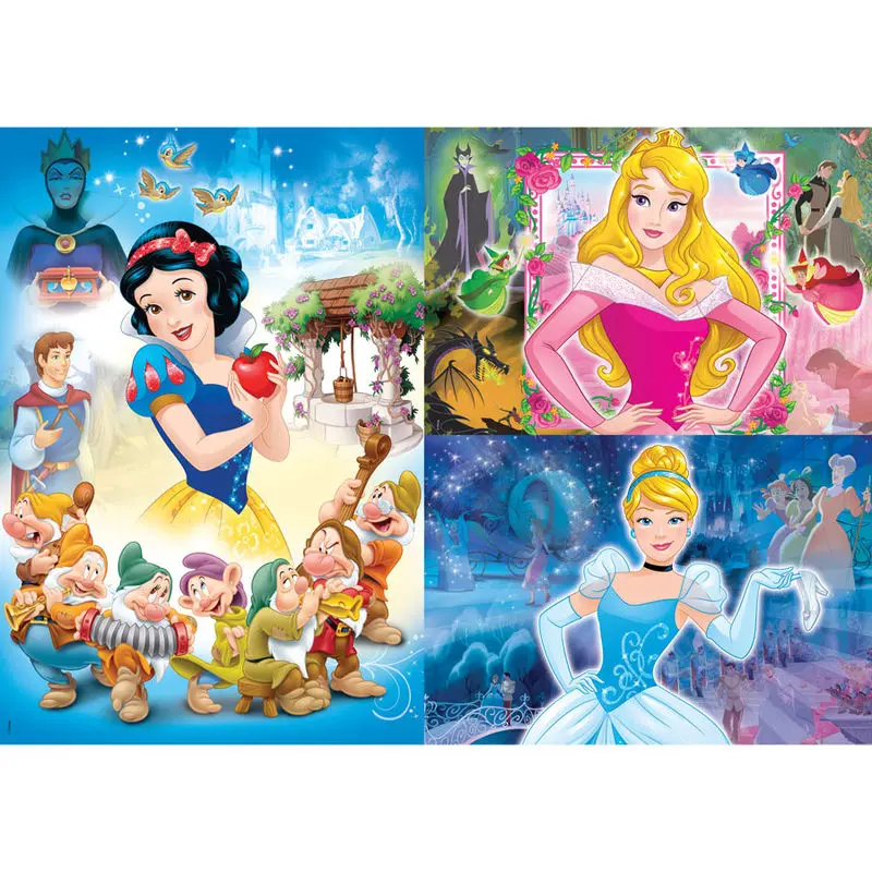 Disney Hercegnők puzzle 3x48db-os termékfotó