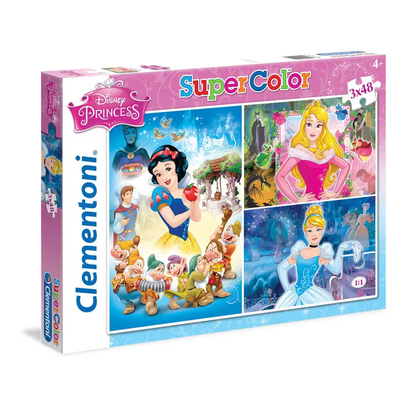 Disney Hercegnők puzzle 3x48db-os termékfotó