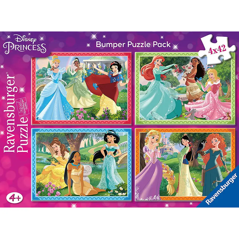 Disney Hercegnők puzzle 4x42db-os termékfotó