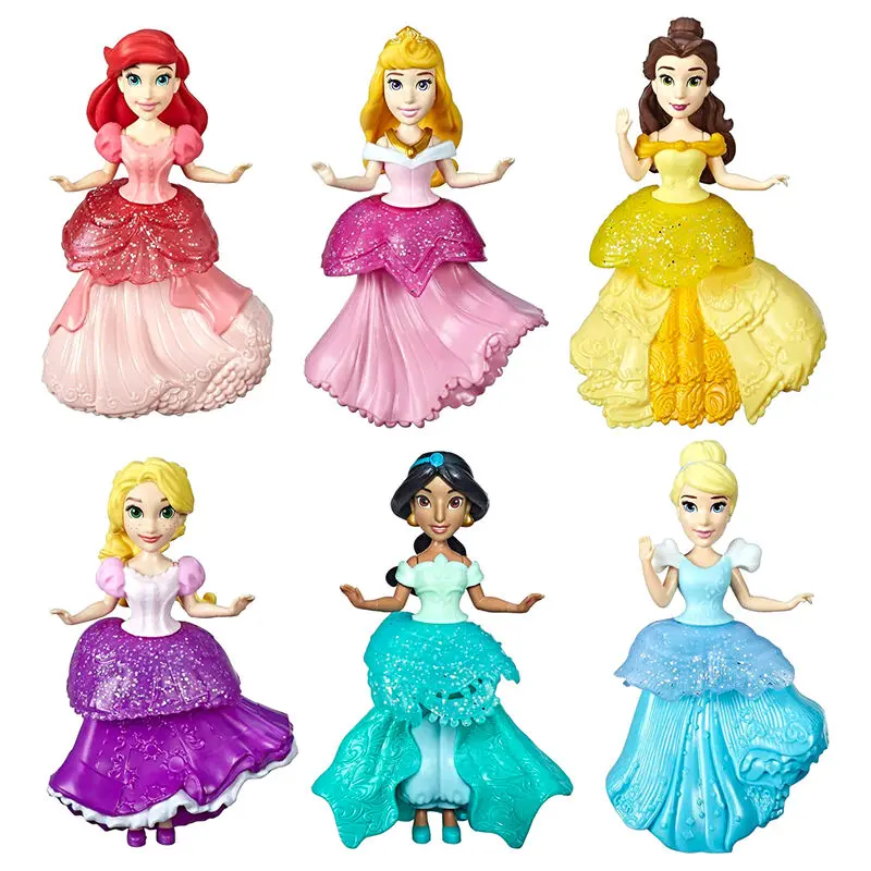 Disney Hercegnők Royal Clips csomag 6 figura 9cm termékfotó