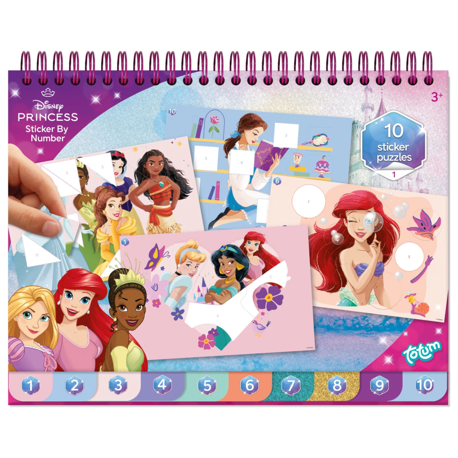 Disney Hercegnők Story puzzle matrica és színező szett termékfotó