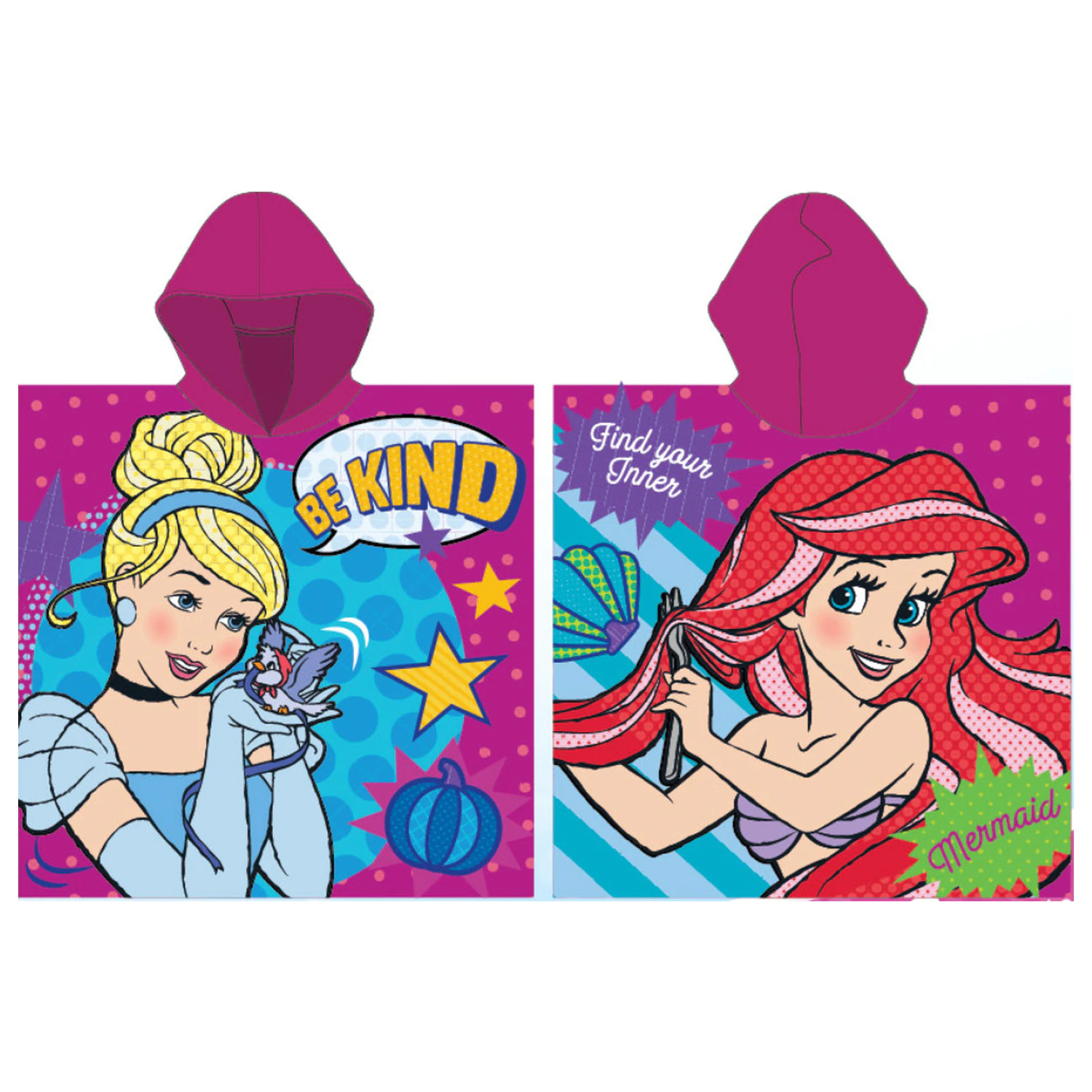 Disney Hercegnők Story strand törölköző poncsó  termékfotó