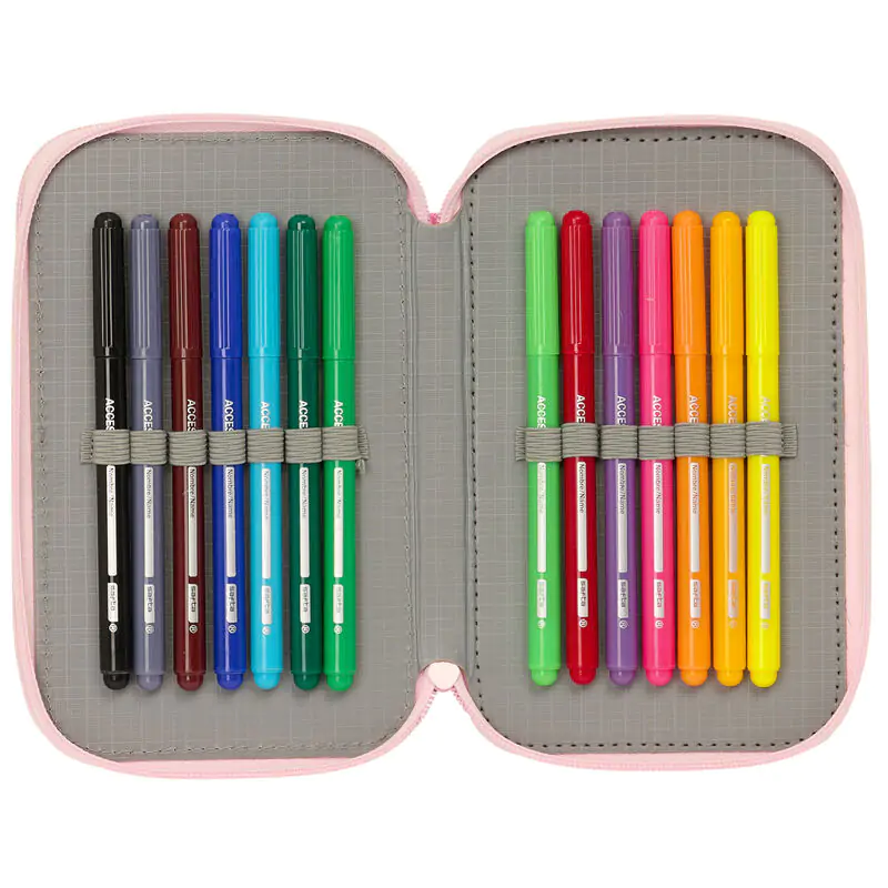 Disney Hercegnők Summer Adventures dupla töltött tolltartó 28db-os termékfotó