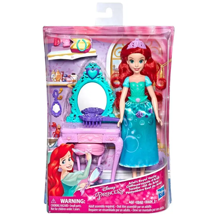 Disney Hercegnők The Little Mermaid Ariel s Royal Vanity baba 28cm termékfotó