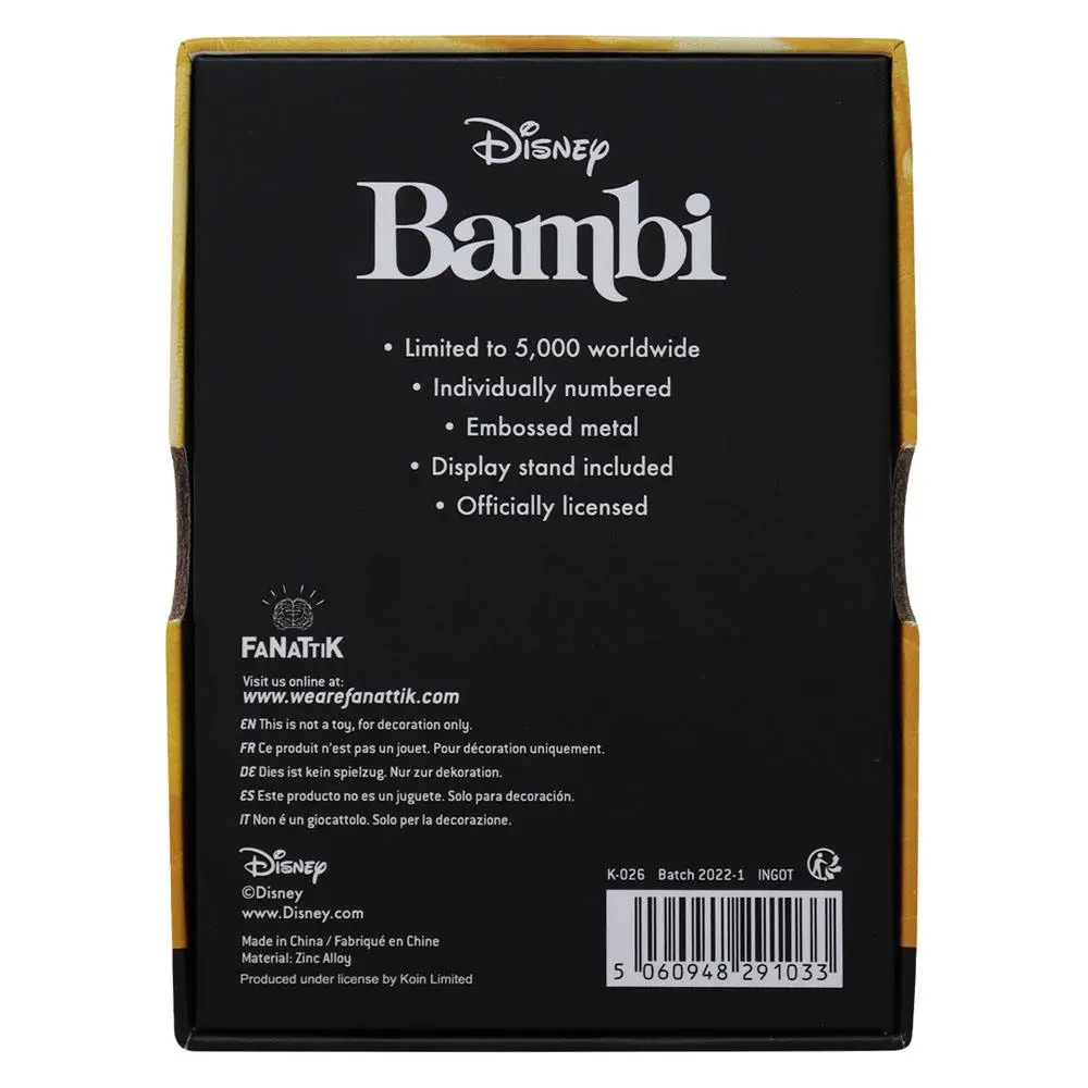 Disney Ingot Bambi Limitált kiadás termékfotó