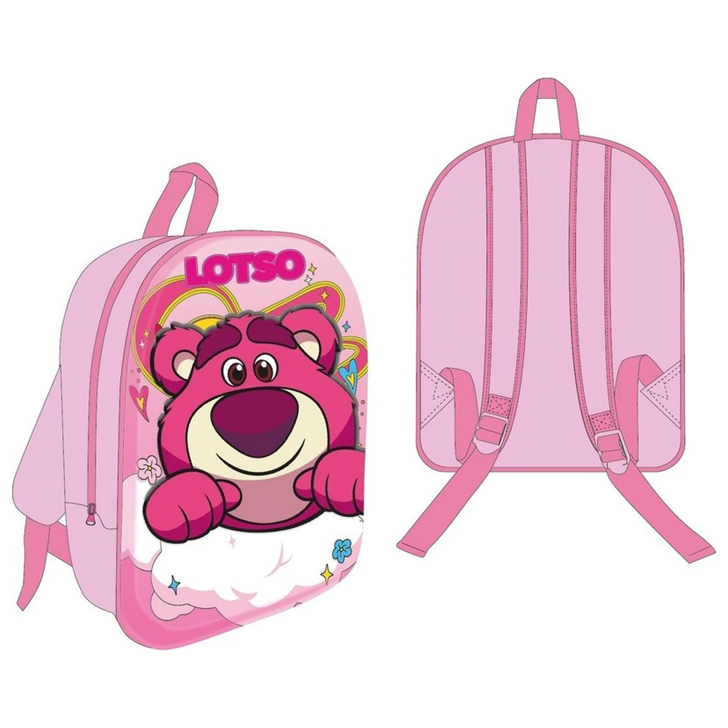 Disney Játékháború Lotso 3D hátizsák, táska 30 cm termékfotó