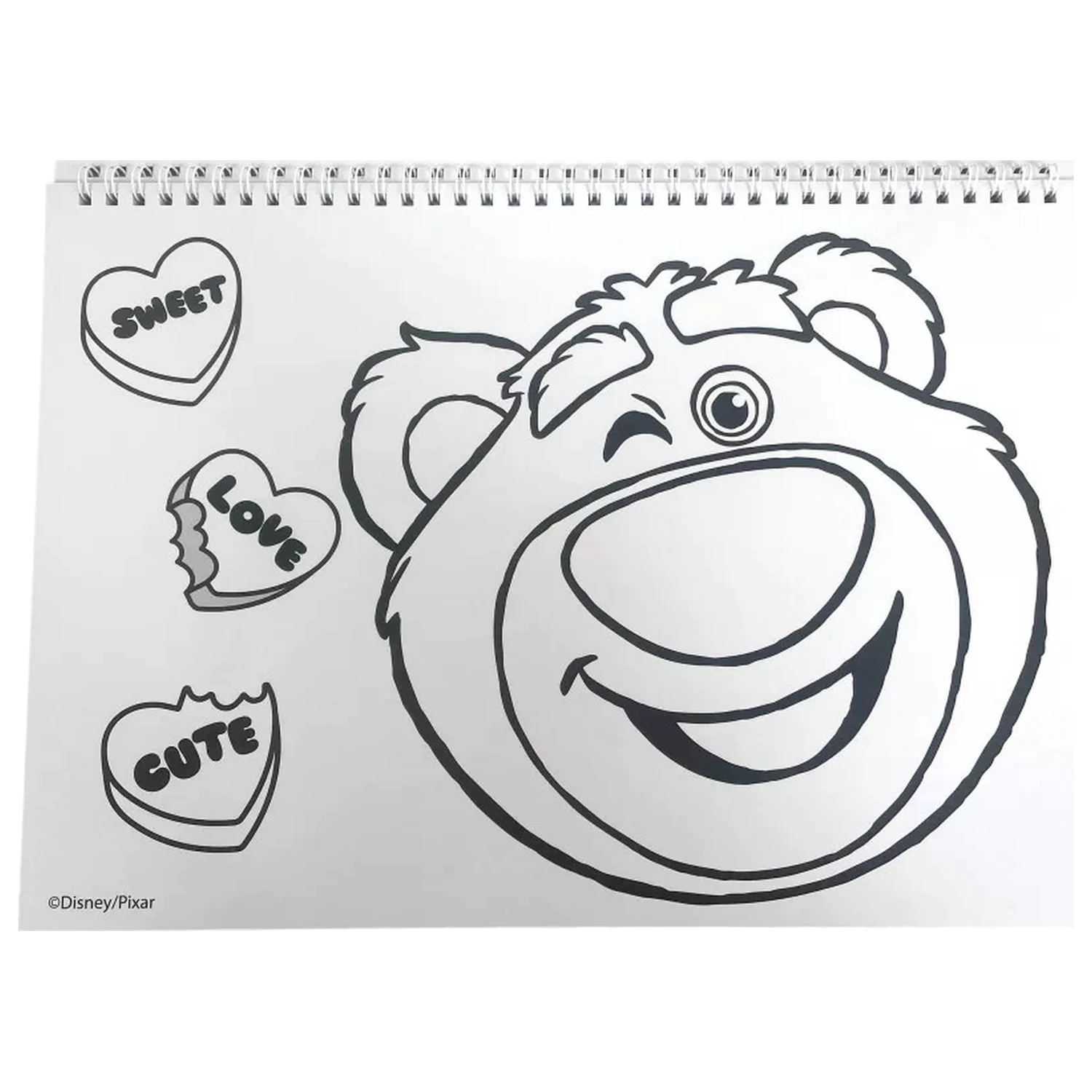 Disney Játékháború Lotso A/4 spirál vázlatfüzet 40 lapos matricával termékfotó