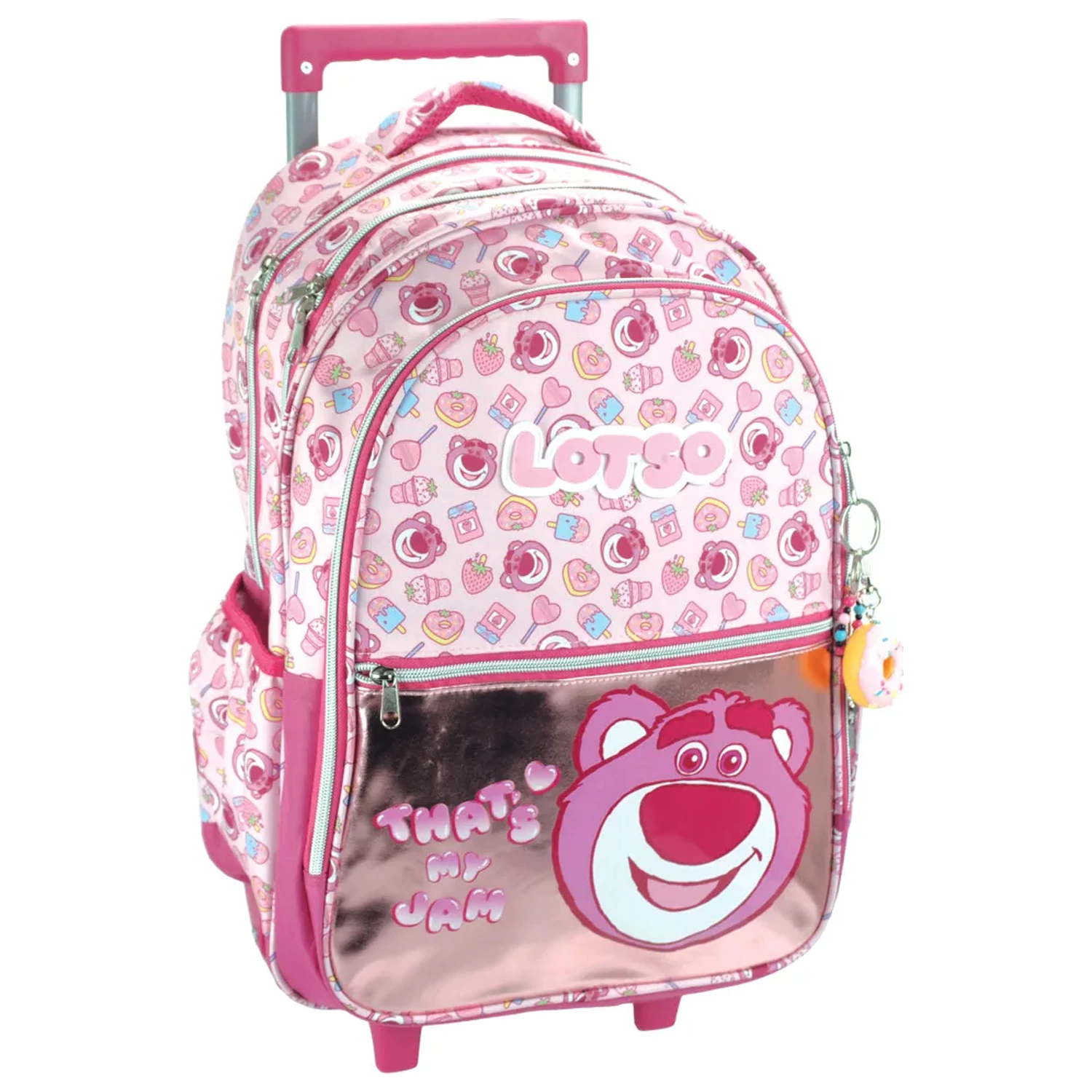 Disney Játékháború Lotso Jam gurulós iskolatáska, táska 46 cm termékfotó