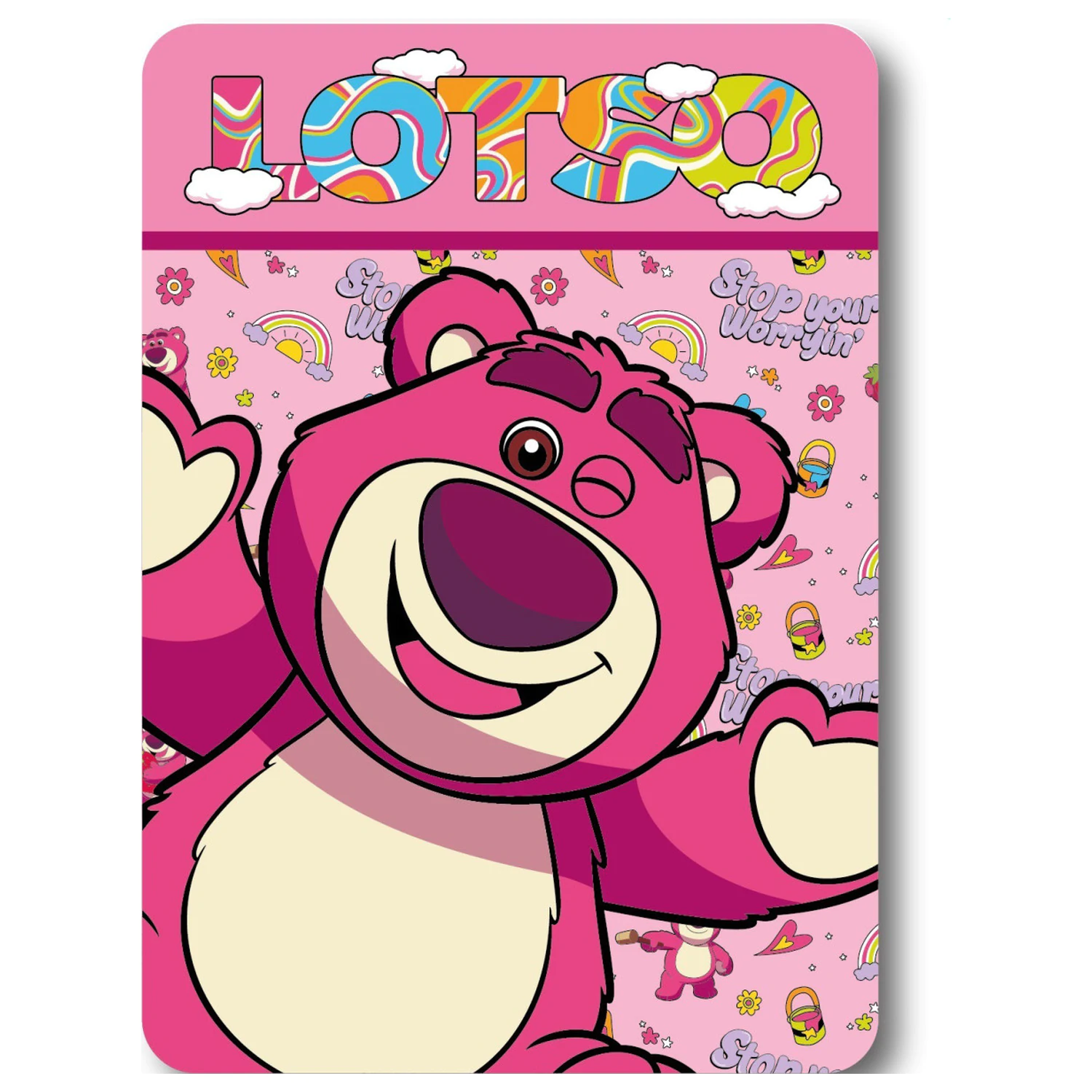 Disney Játékháború Lotso polár takaró termékfotó