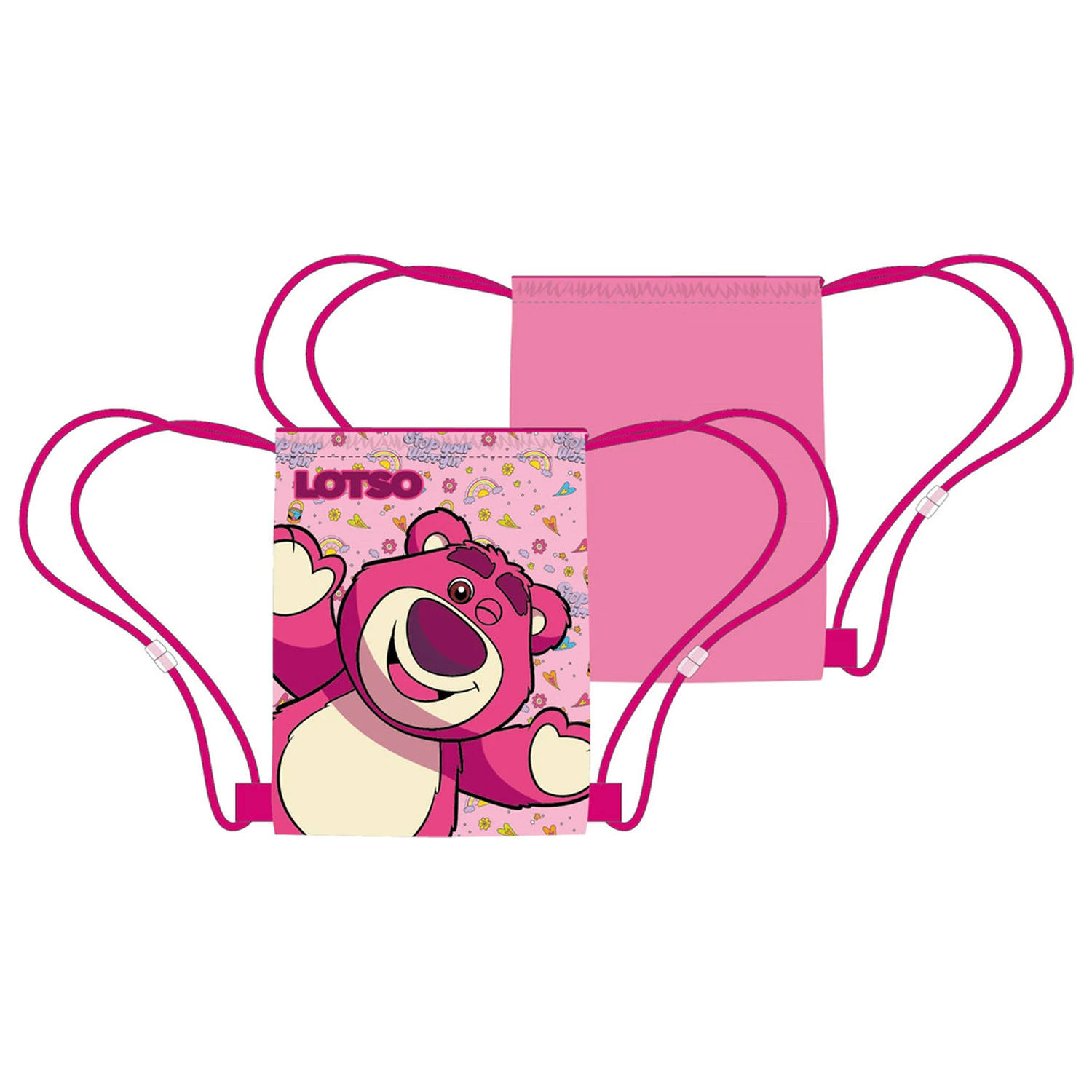 Disney Játékháború Lotso sporttáska, tornazsák 40 cm termékfotó