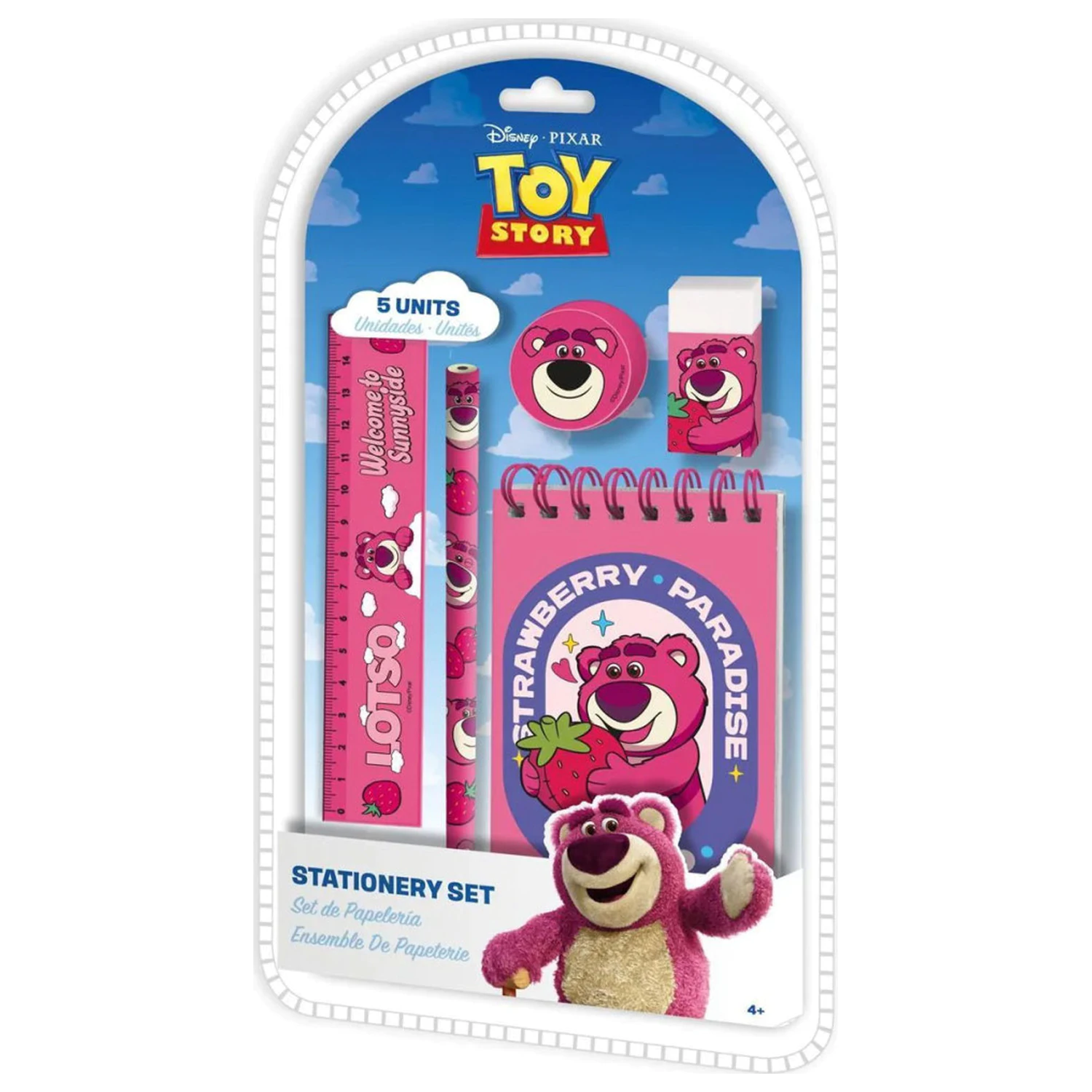 Disney Játékháború Lotso Strawberry írószer szett 5 db-os termékfotó