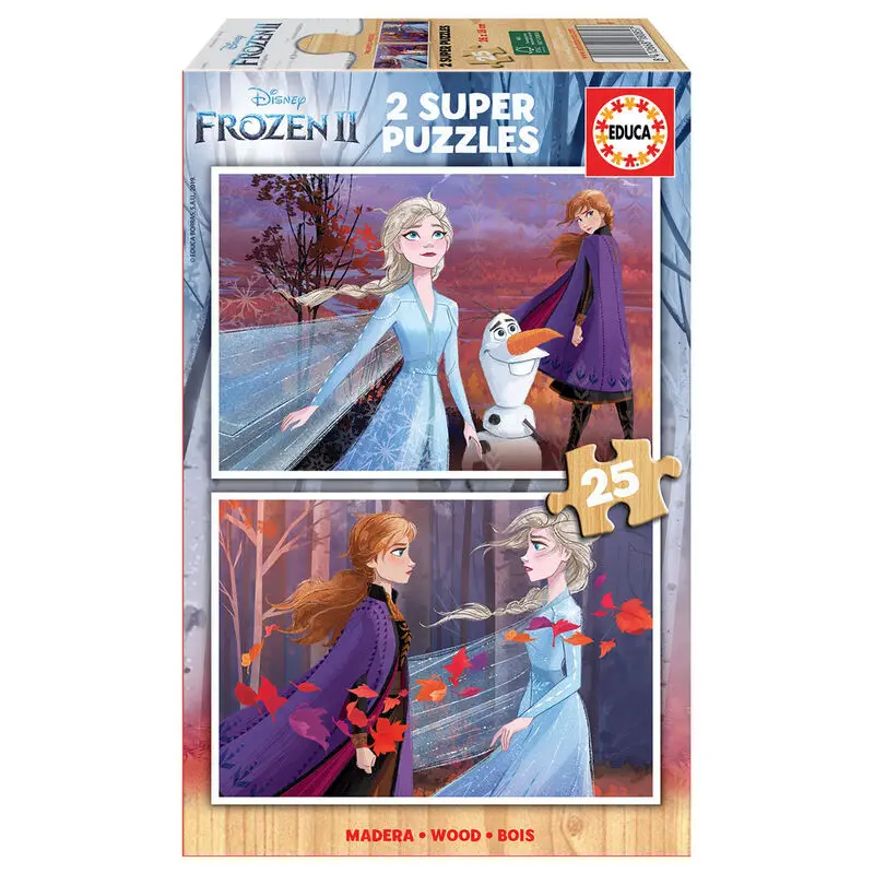 Disney Jégvarázs 2 fa puzzle 2x25db-os termékfotó